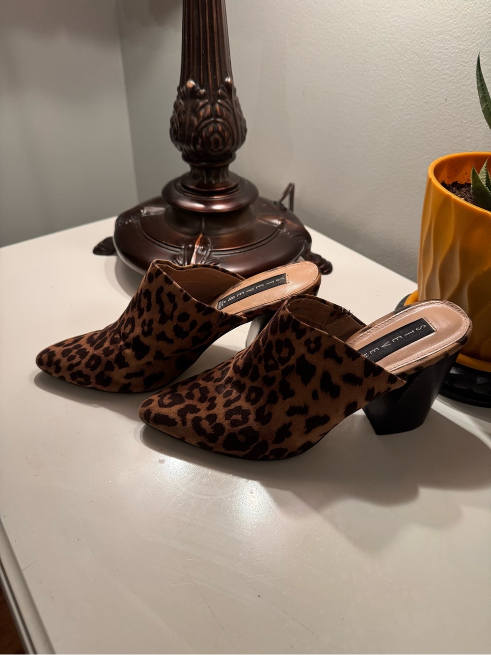 Steven By Steve Madden Nellie Leopard Print Mule Slides - Sz 6.5